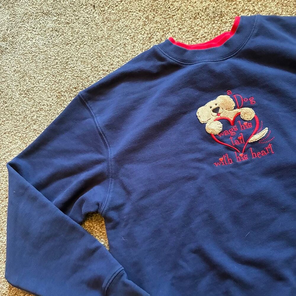 Unbranded Women's Blue and Red Jumper
